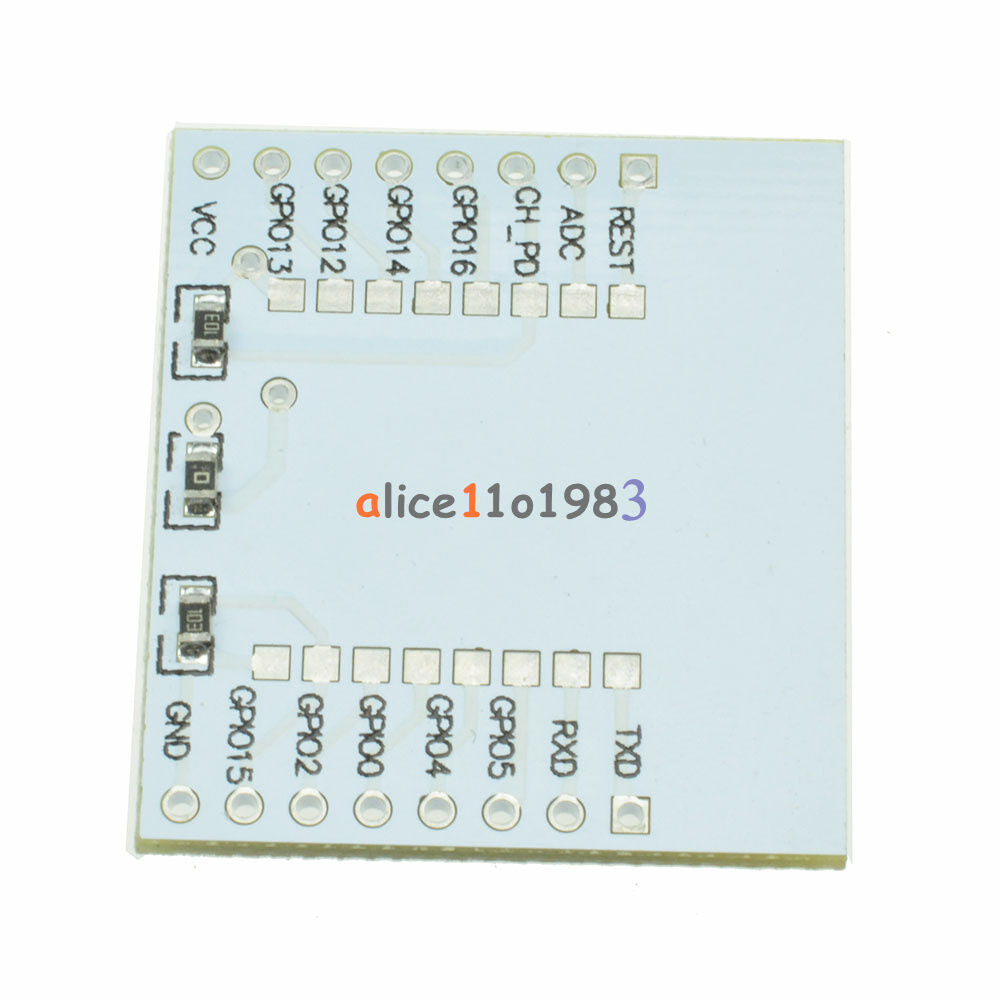 2PCS ESP8266 Esp-07 Remote Serial Port WIFI Module+ IO Adapter Plate Expansion