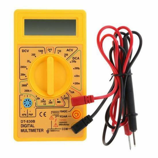 Dt830B Mini Digital Multimeter Handheld Multimeter Electrician Instrumentation
