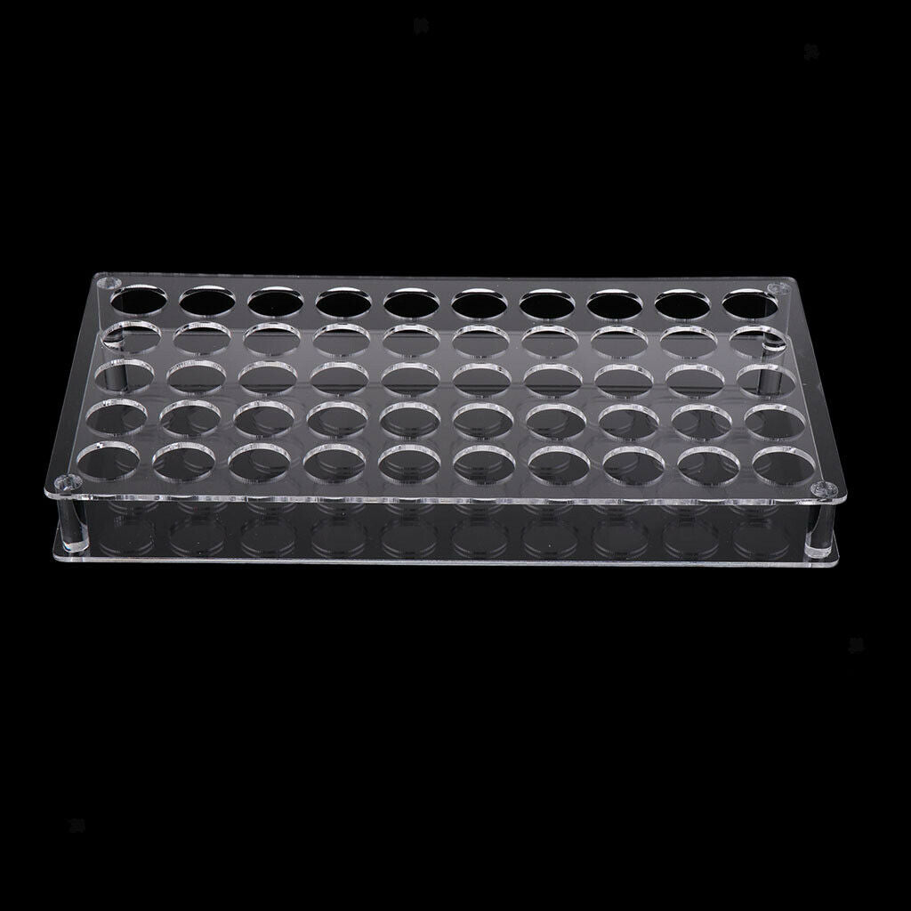 Transparent 50 Spaces Acrylic Lipsticks Holder Storage Cosmetic/Organizer