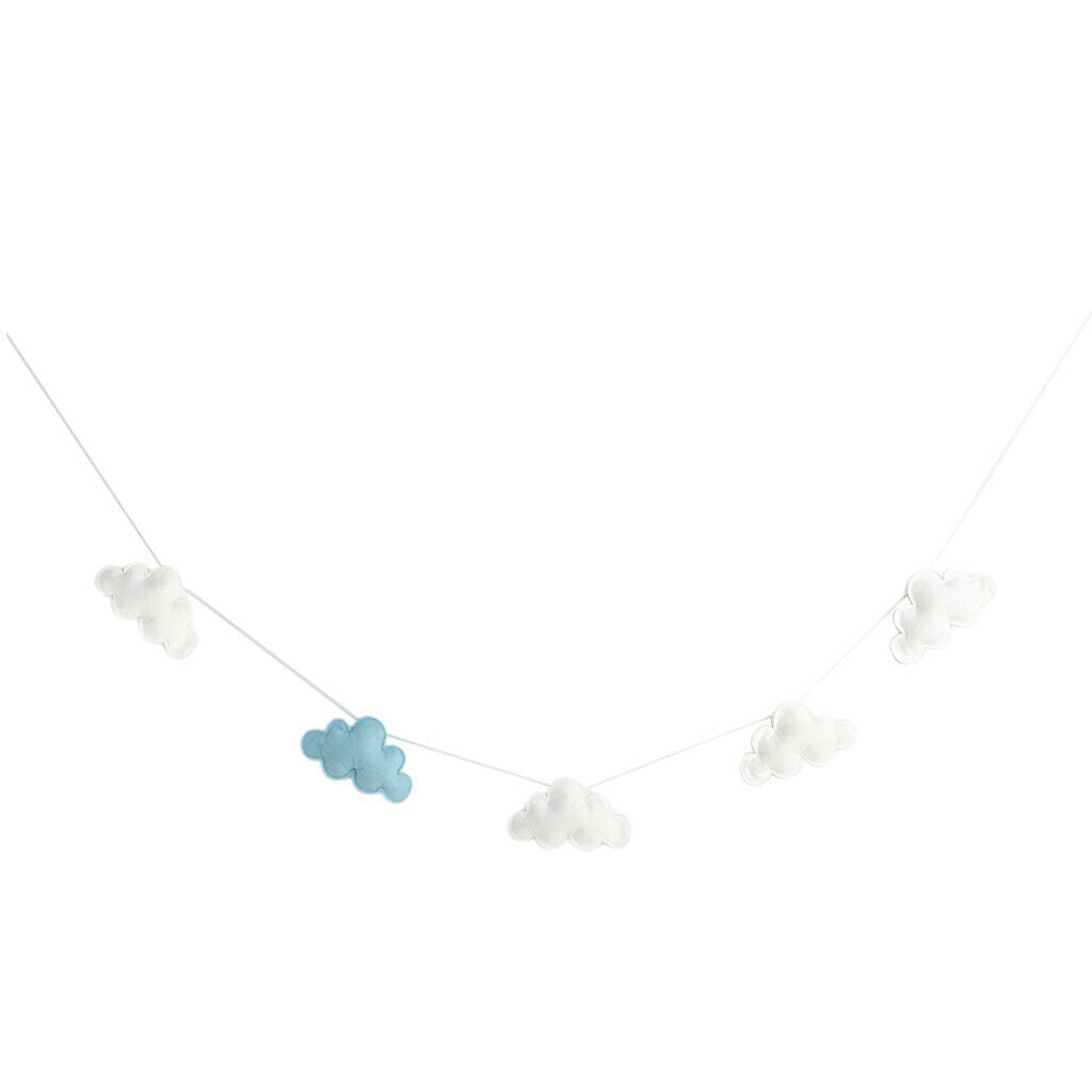 Set of 2 Bedroom Clouds Garland Decor For Christmas Wedding Decoration