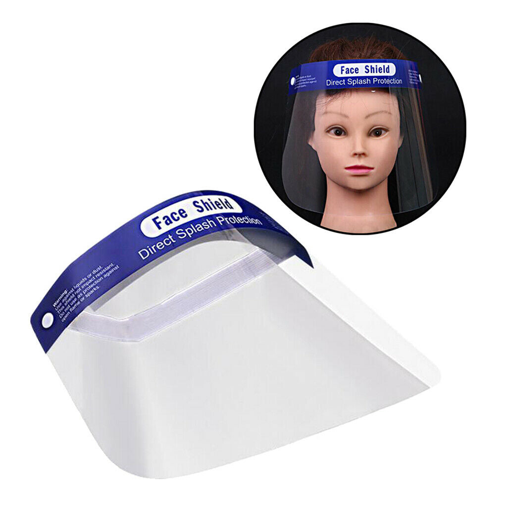 Elastic Full Face Shield Washable Goggles Glasses Frame Visor Hat Eye Helmet