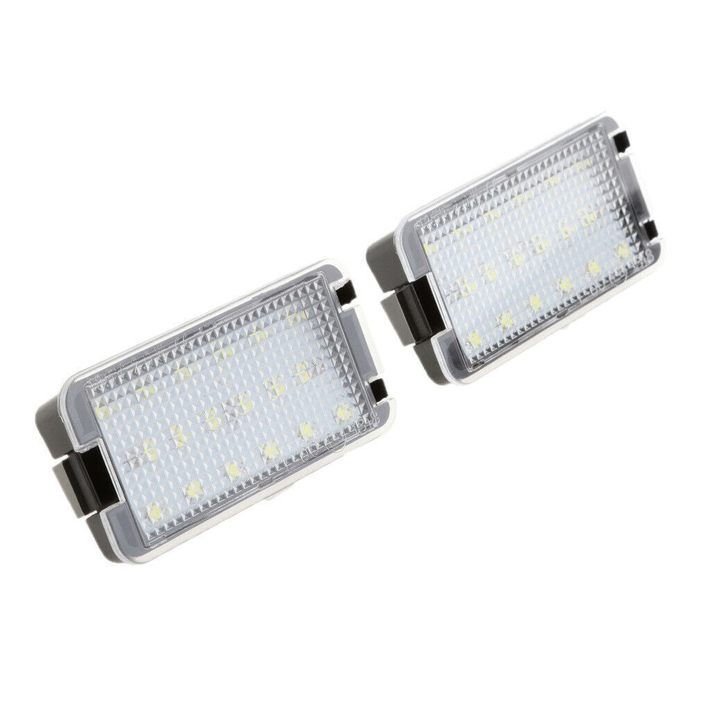 2x White 18LED License Number Plate Light for SEAT Ibiza Cordoba Leon Toledo