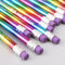 12Pcs Rainbow Pencil Wood Bright Color HB Drawing Painting Pencils Writing Pen