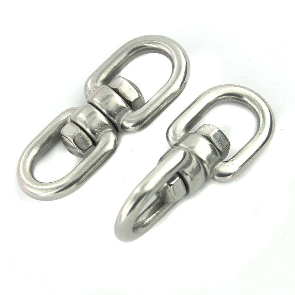 2pcs Carabiners Hooks Buckles Rotation for Hiking Climbing Mountaineering