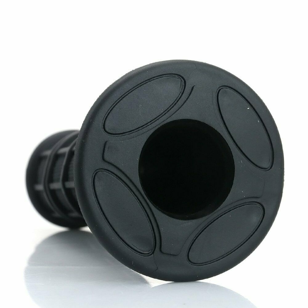 7/8" 22mm Universal Throttle Hand Grips Soft Rubber Handlebar MX Dirt Bike Black