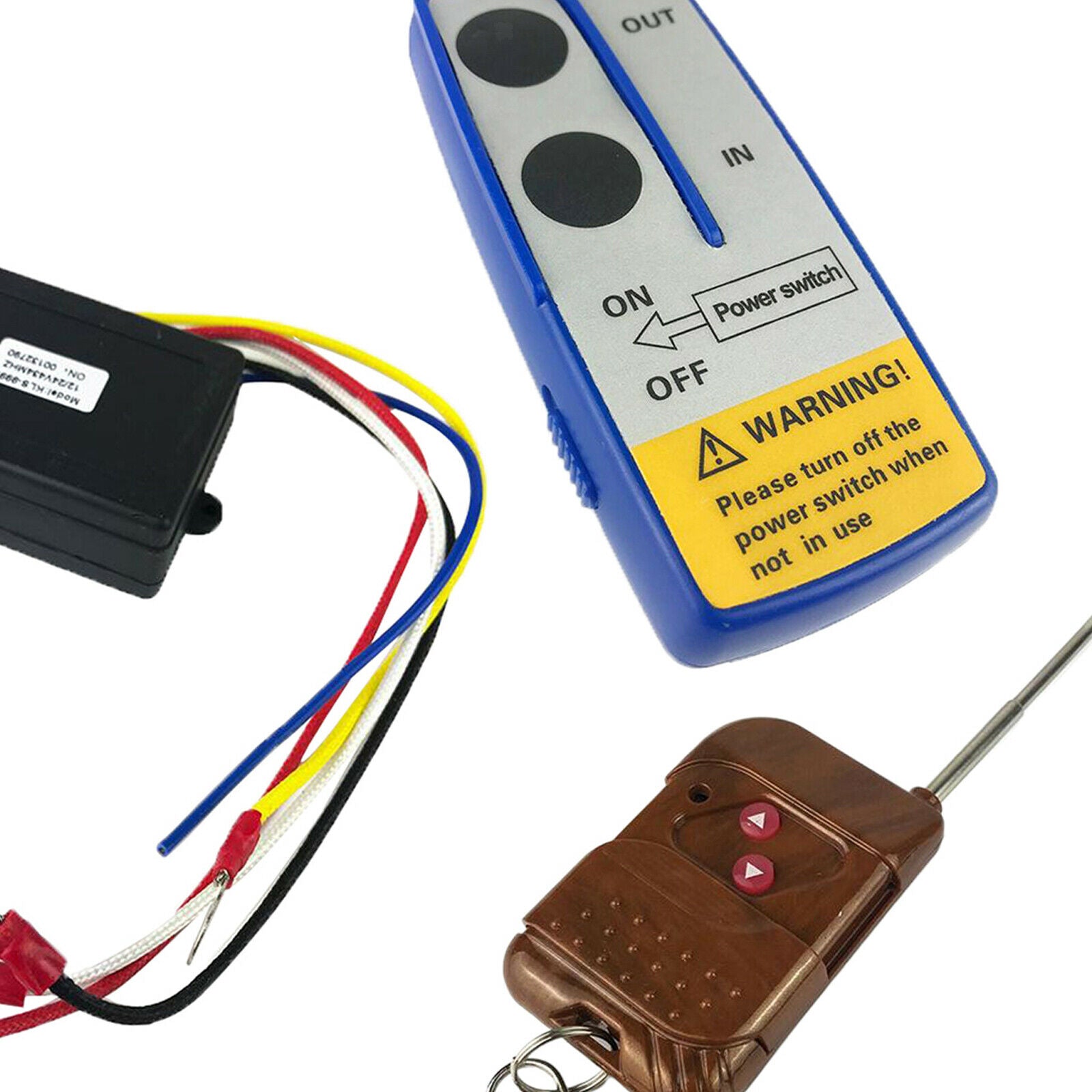 12V Car Winch Wireless Remote Control System Kit for Trailer Truck ATV
