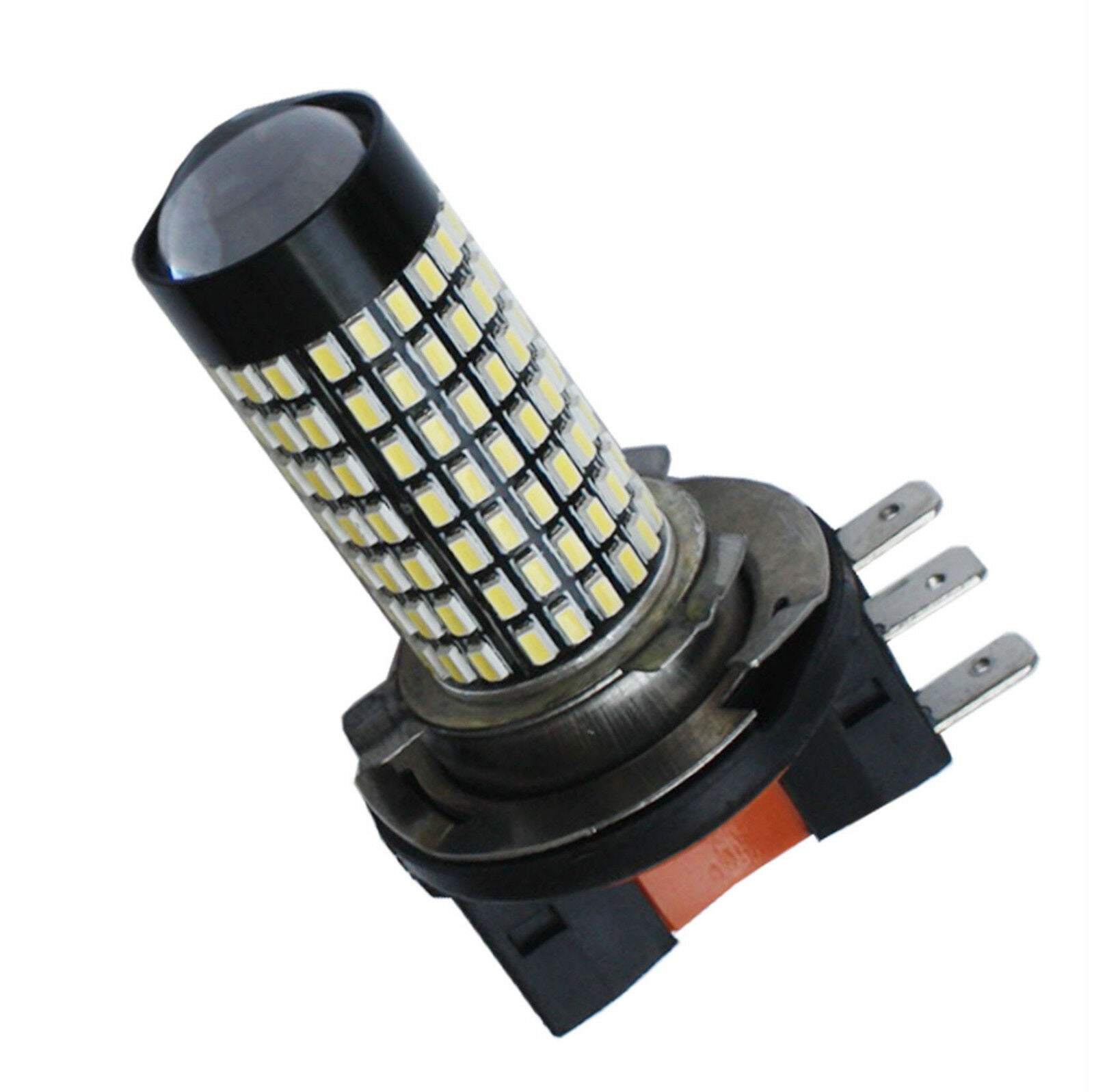 2* Newest Super Bright White 6000k H15 158SMD Car  LED Fog DRL Light Bulb Lamp