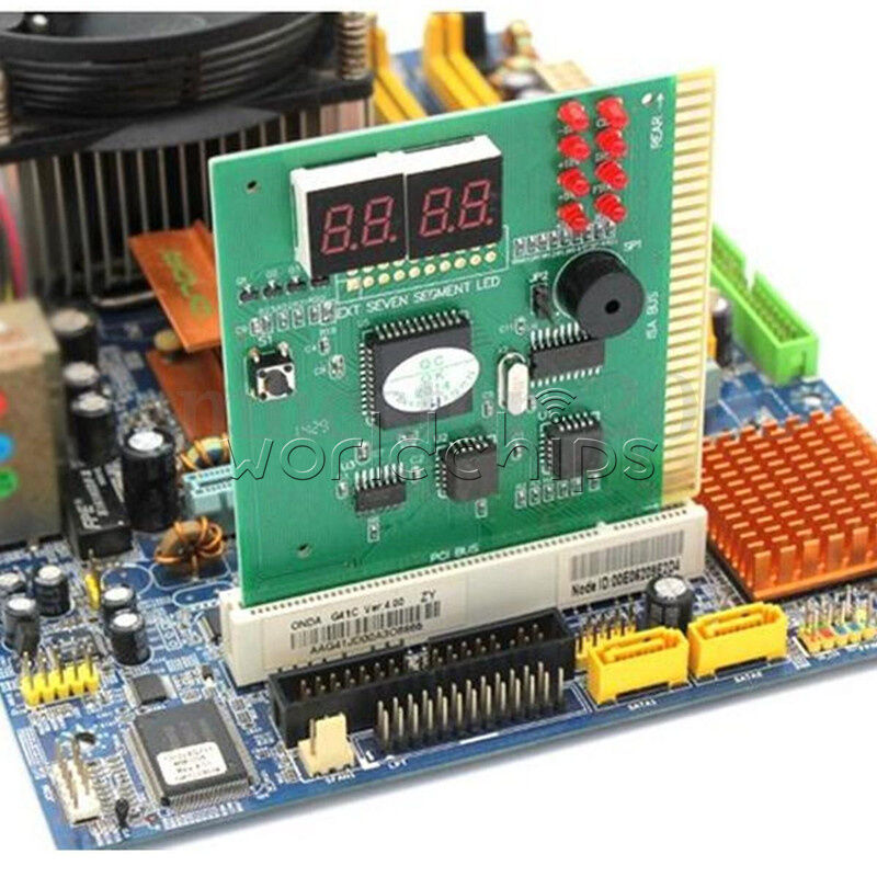 4-Digit Card PC Analyzer Diagnostic Motherboard POST Tester Computer PC PCI ISA