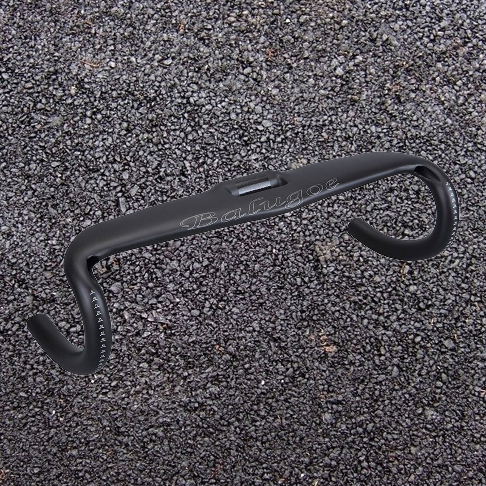 Black BALUGOE Handlebar Pressure Resistance Thickened Carbon Fiber Durable for O