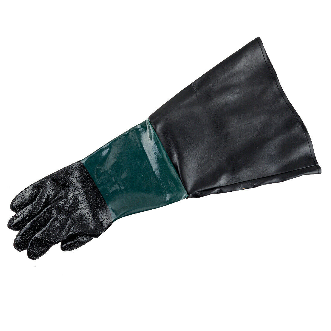 1 Pair 60cm Long Sandblasting Gloves For Sand Blasting Cabinet Sandblaster