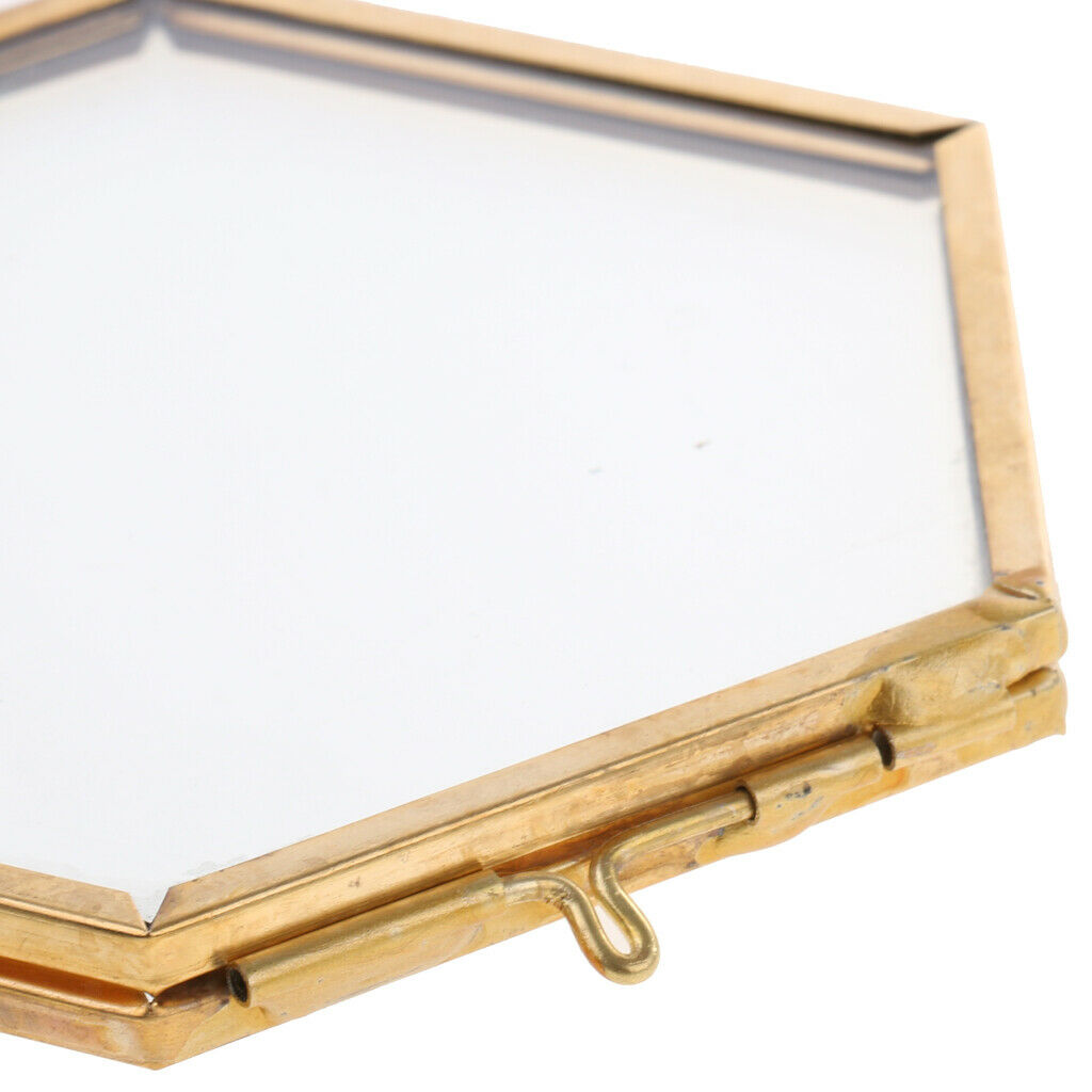 4PC Nordic Hanging Photo Frame Glass Metal Portrait Frame Wedding Supplies