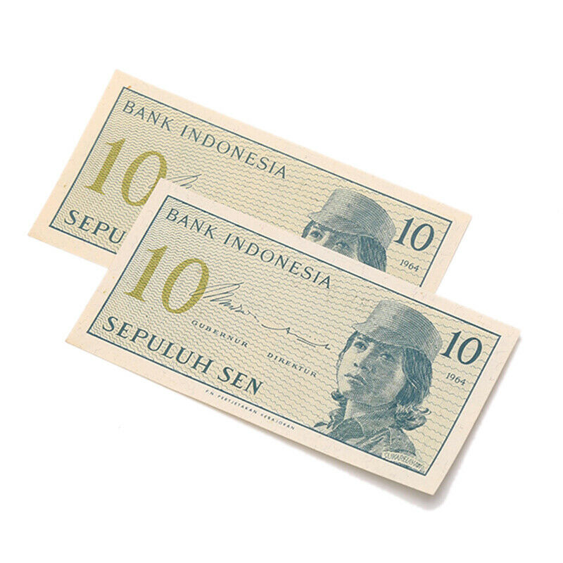 Indonesia 10 Sen Banknote Indonesia Paper Money great collection val.l8