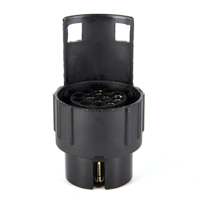 13 Pin To 7 Pin Plug Adapter Car Trailer Truck Caravan  Towbar Socket Convert Qx
