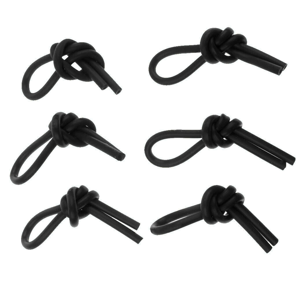 6 Pack Soft Tennis Racquet Dampener Elastic Tennis Knot vibration Dampener