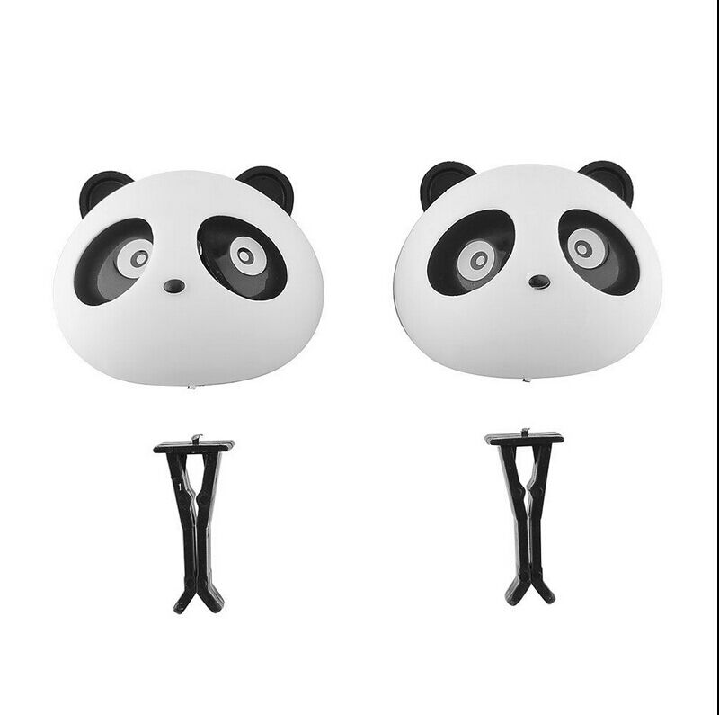 2X Decor Auto Dashboard Air Freshener Blink Panda Perfume Diffuser For Car BDAU