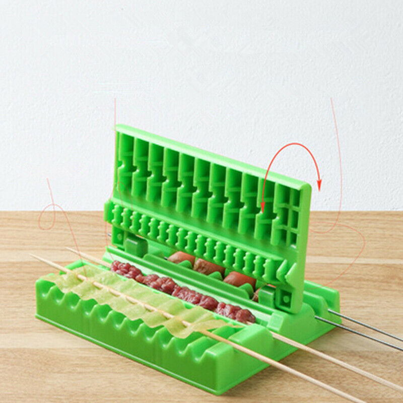 Kebab Maker Barbecue Stringer Box String Grill Kitchen Accessories Outdoo.l8