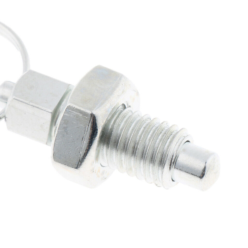 2Pcs M8 Pull Indexing Ring Pin Knob Plunger Spring Positioning Pins High Quality