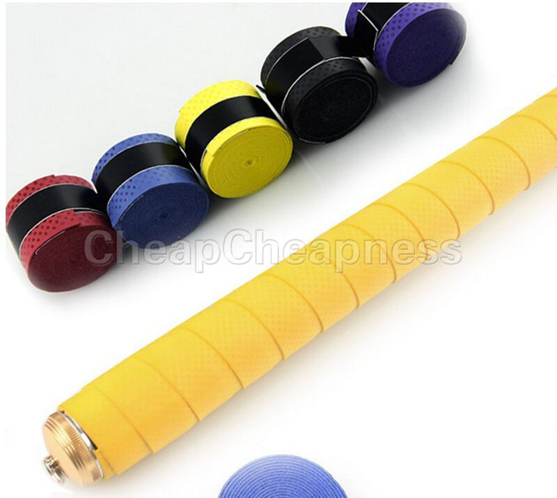 5x Absorb stretchy Tennis Squash Racquet Bands Grips Anti-slip Tape Overg.l8