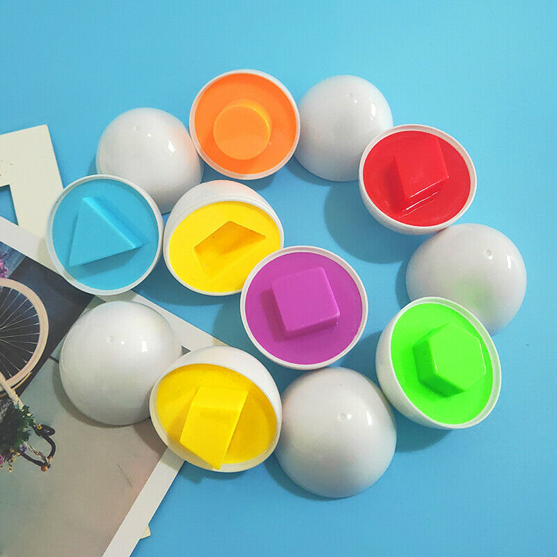 Infant Shape Matching Eggs Educational Toys Children Color Shape Recogniz.l8