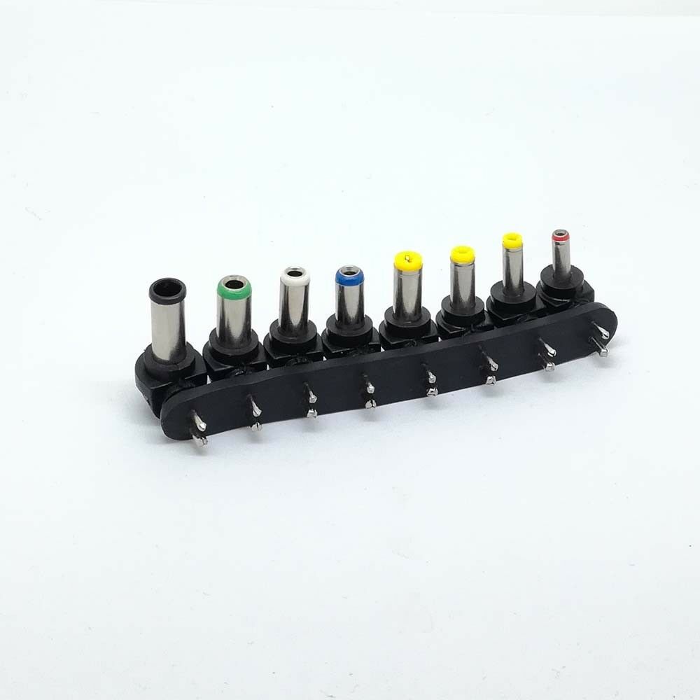8Pcs Universal 2Pin Plug Charger Tip AC/DC Power Adapter for Notebook Laptop New