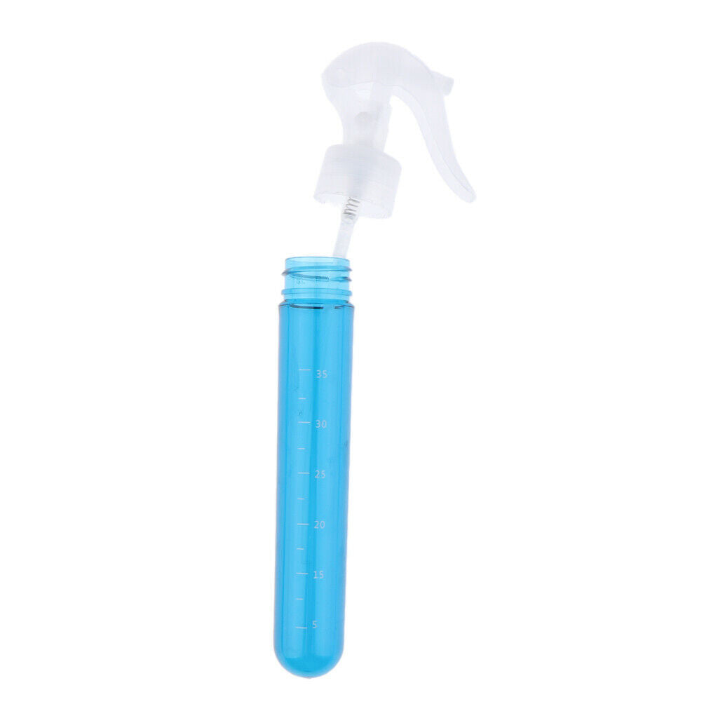 Empty Scale Spray Bottle Salon Hairdressing Plant Water Sprayer 38ml Blue