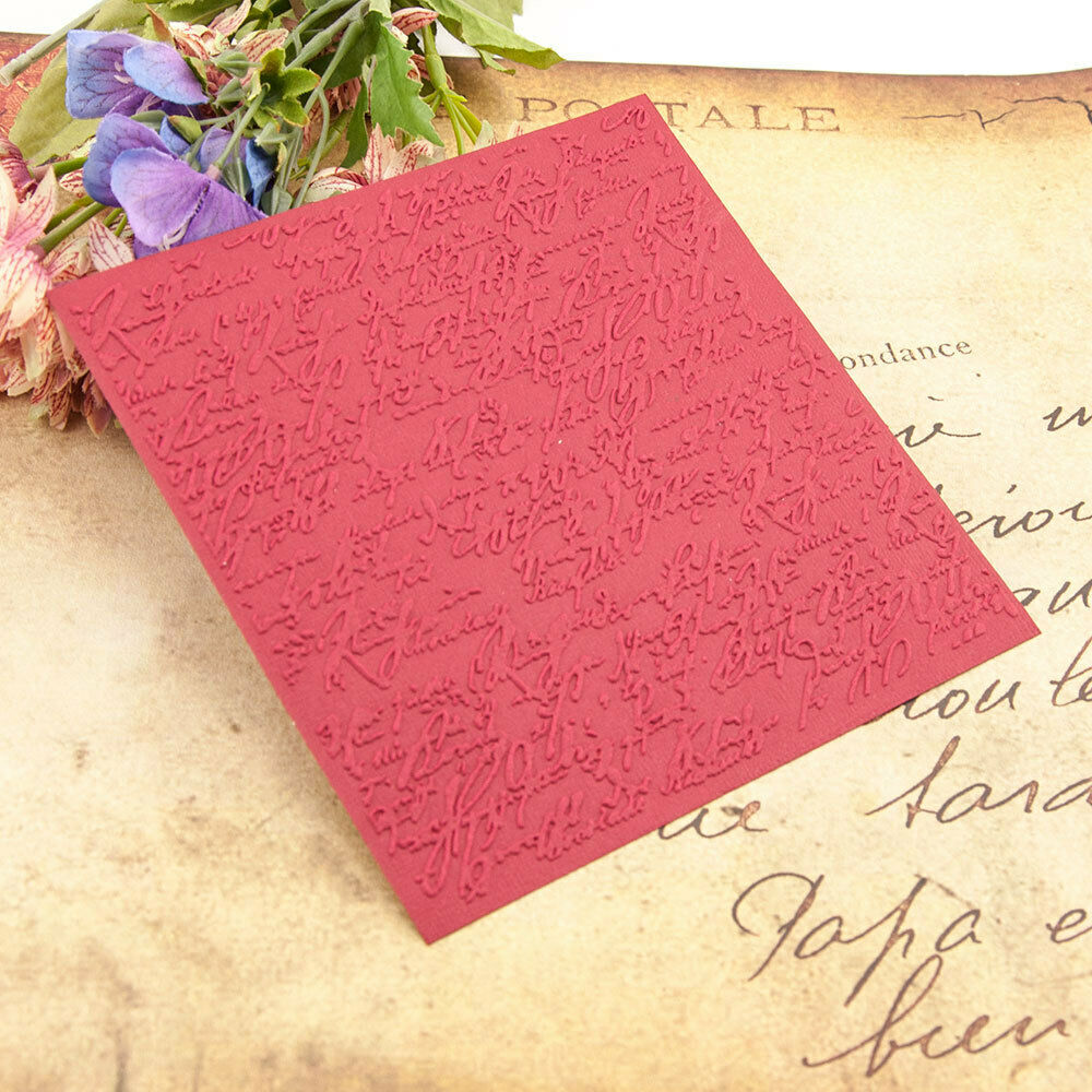 Plastic Embossing Folders Letters Template Die Cutting Scrapbooking Card Craft