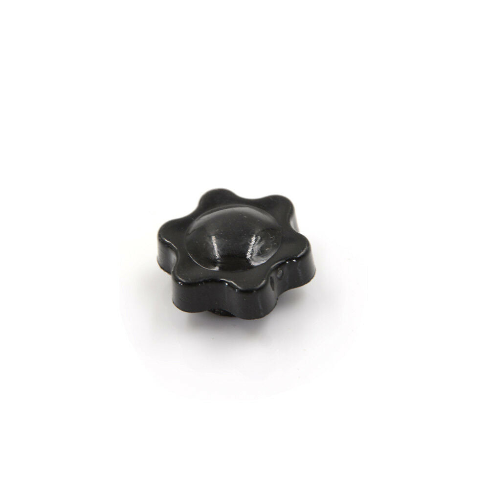 5Pcs Black M6 Female Thread Star Shaped Head Clamping Nuts Kno.l8