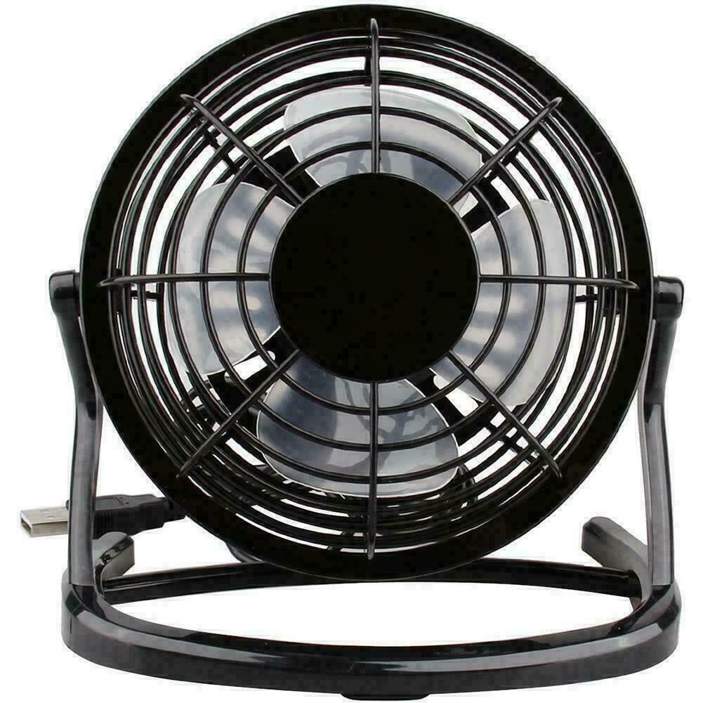 Mini USB Desk Fan Small Quiet Personal Cooler USB Powered uk Fan NEW