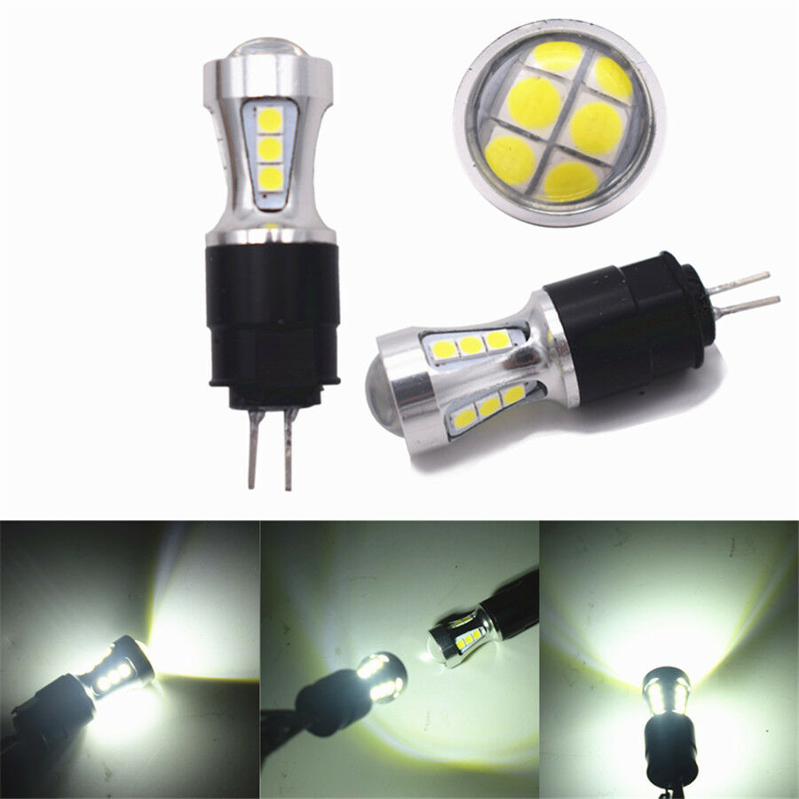 2pcs G4 Hp24w LED 12V White 3030 18SMD led For Citroen c5 and peugeot 3008 drl