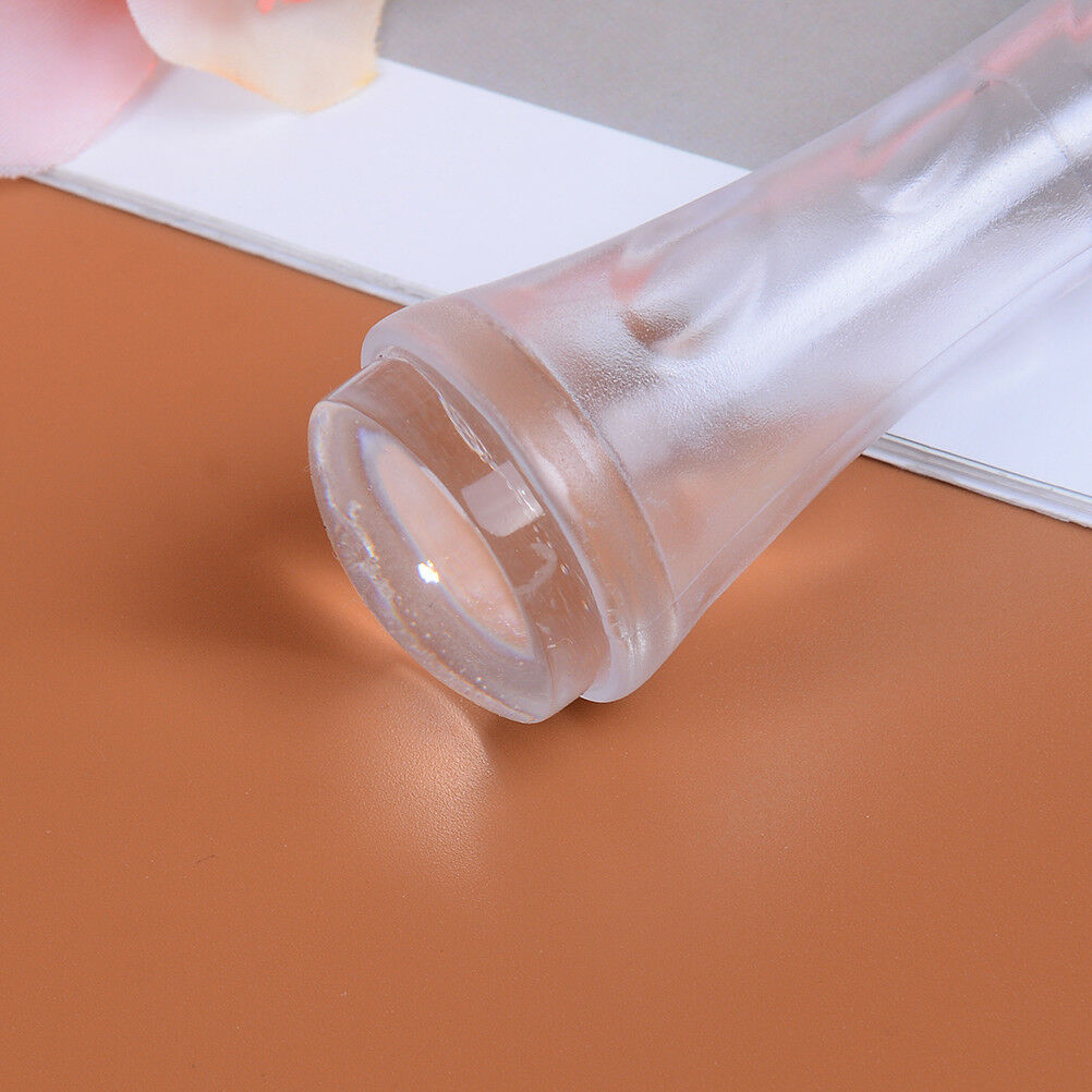 Dual end nail art stamper double head soft professional stamp clear silicon W Xz
