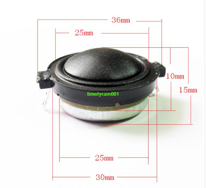 2pcs 1"inch 30mm 8Ω 20W Silk film Tweeters Neodymium Speaker Loudspeaker