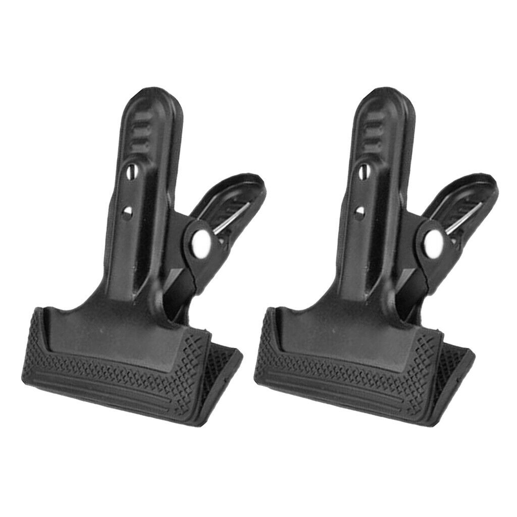2pcs XXL Letter Clip Paper Clip Made of Carbon Steel, 105mm, Black