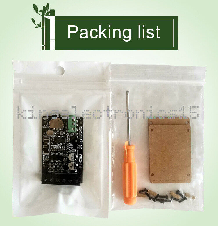 1PCS  2X15W 2 Channel Stereo Bluetooth Digital Power Amplifier Board Module