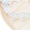1Yard 6-petal Flower Lace Organza Beaded Trim Clothing Collar Dress Hat Decor