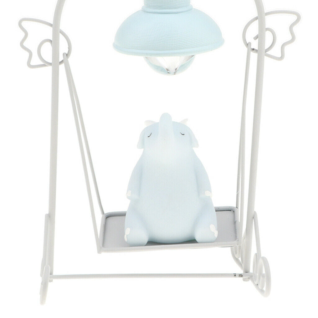 Creative Vinyl Angel Swing Night Lamp Home Decorative Ornament Gift Party Favors