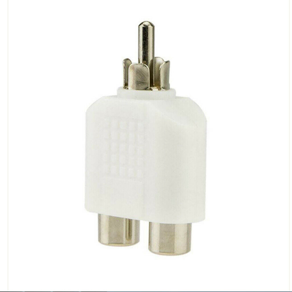 4x Male To Female Plug Adapter Cable RAC AV Connector