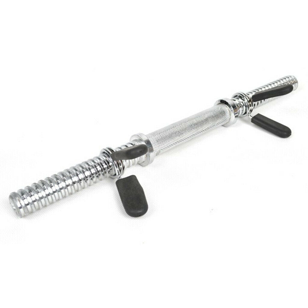 2 Pieces Barbells Spring Clips 1'' Steel Dumbbell Bar Bars Collar Hardware