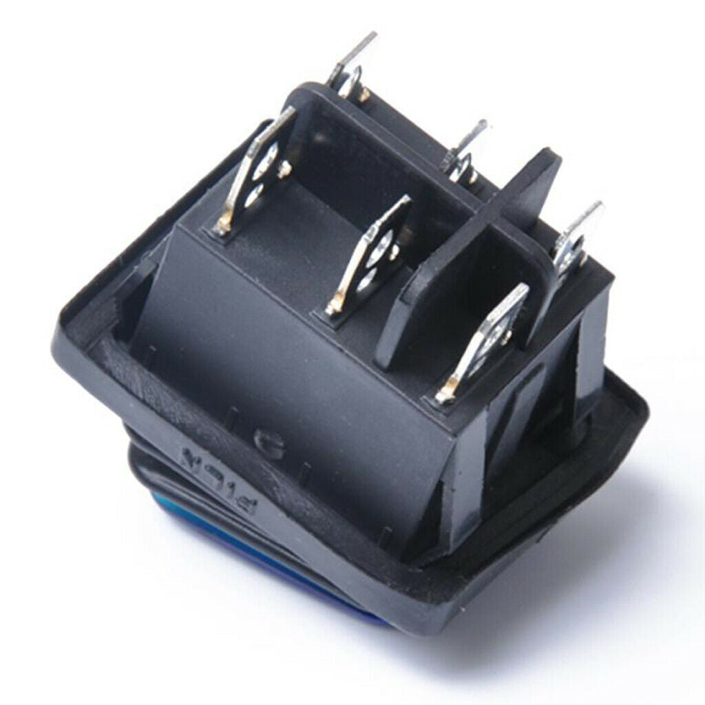 4pcs 6 Pin Rocker Push Button Switch for Lights Automotive Boat RV