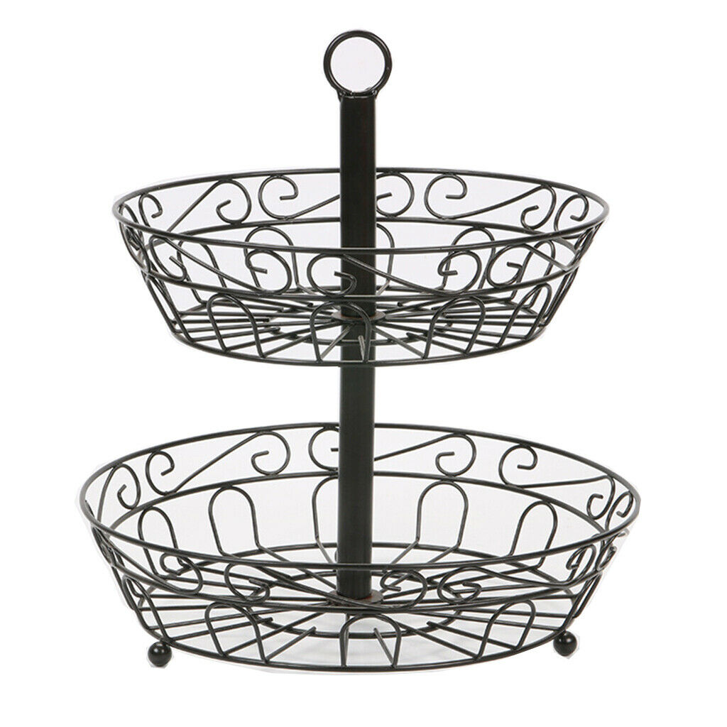 Disassembled And Installed Double Layer Fruit Basin Fruit Basket