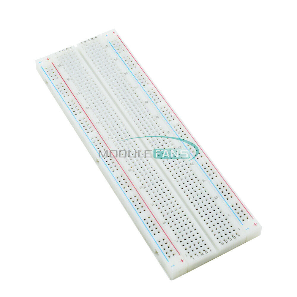 2PCS MB102 Solderless Breadboard 830 Points 2 Buses PCS Bread Board Test Circuit