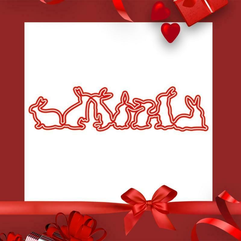 Happy Easter DIY Cutting Dies Stencil DIY Scrapbooking Embossing Paper Card
