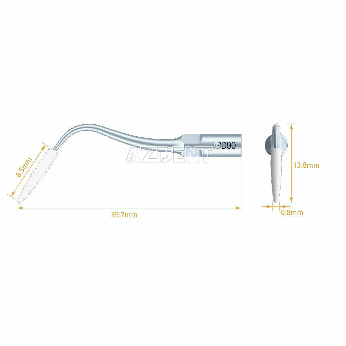 2 X Dental Scaler Tip Periodontal Implant Cleaning Tip For Satelec DTE NSK PD90