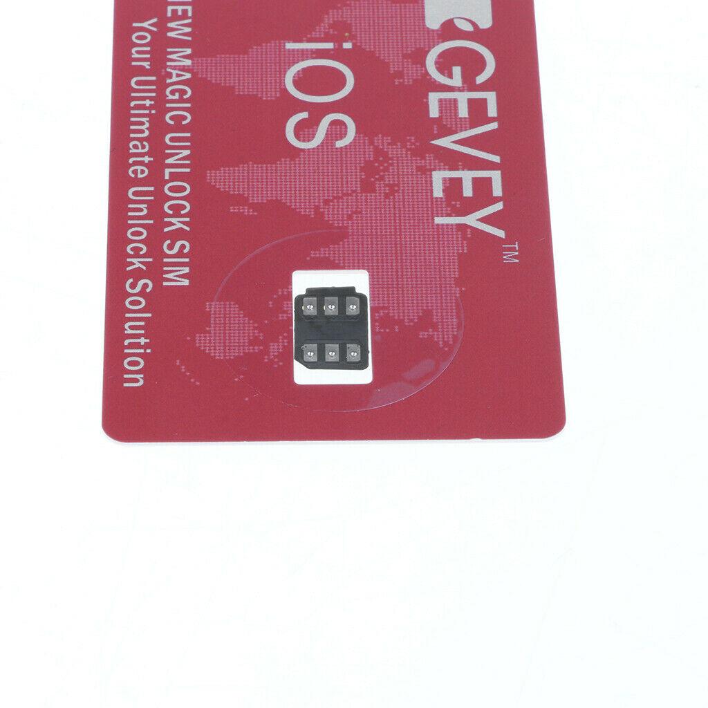 2x GPPLTE 4G+ Unlock Card Nano Sim For All  X/8/7/6S/6/5S/5/SE Plus + LTE Red
