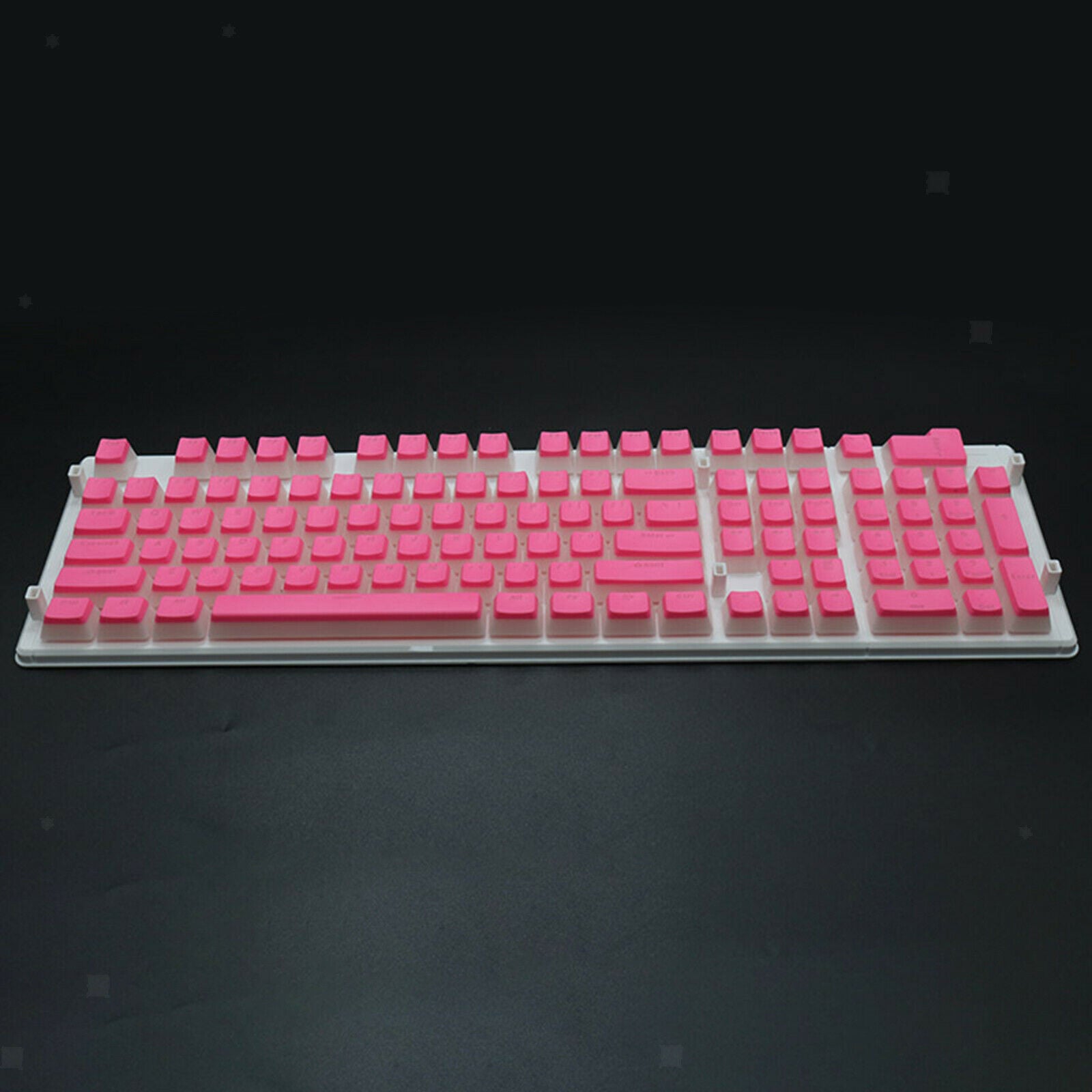 108 Keys Pudding Keycaps Set DIY for Cherry MX Mechanical Keyboard Pink