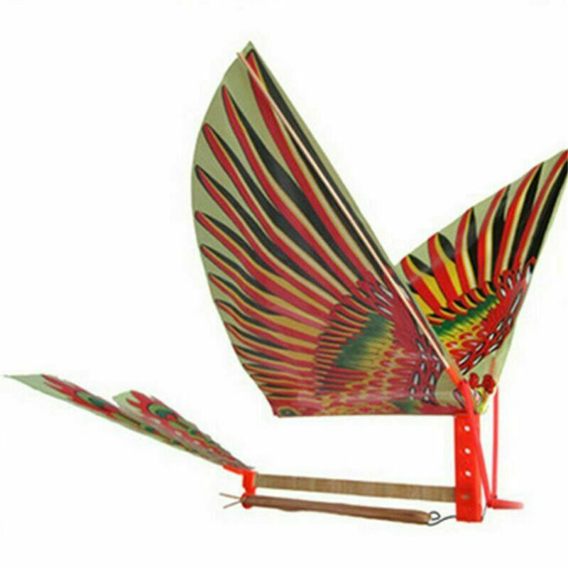 Rubber Band Power DIY Air Plane Ornithopter Birds Models Kites Kids Outdoor Toys