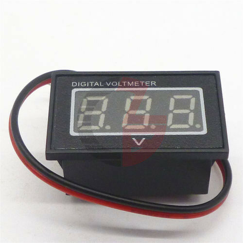 Waterproof DC 2.7-30V Digital voltmeter Voltage Meter Voltmeter For Electric Car