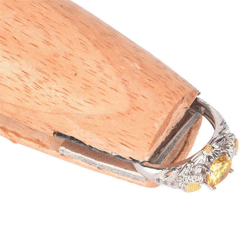 Wood Jewelers Ring Clamp Wood Jewelry Vise Tool Holder Hold Rings Fixed ClipBDA