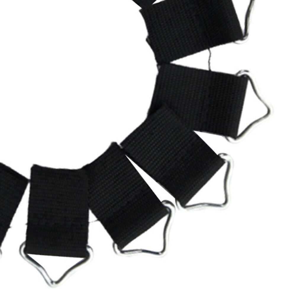10pcs Steel Triangle Rings Buckle Ring V-rings for Trampoline Mat Jumping Pad