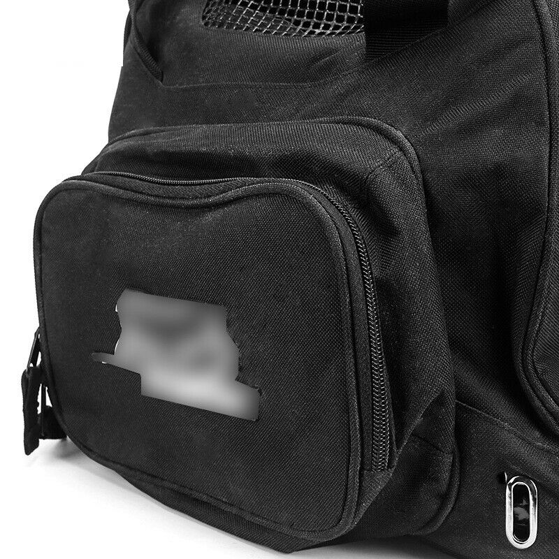 Black Motorcycle Bike Riding Helmet Bag Waterproof Handbag Travel Storage Pack