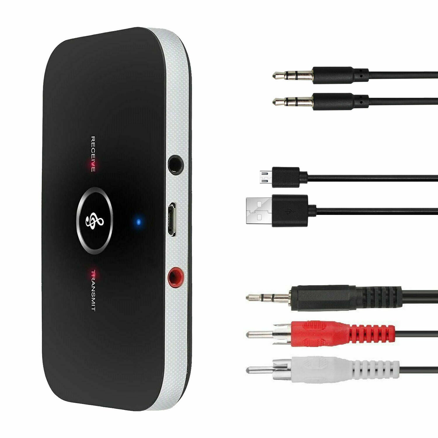 Bluetooth Transmitter & Receiver Wireless Adapter For Home stereos/speakers